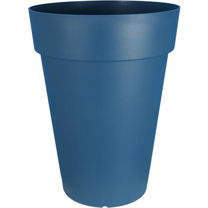 Image secondaire de Pot de Fleurs Riviera Soleilla Haut en Plastique Bleu - H65 x D49 cm