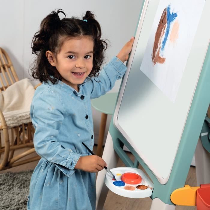 Image secondaire de Grand Tableau Multifonction Smoby avec Faces Craie et Magnétique