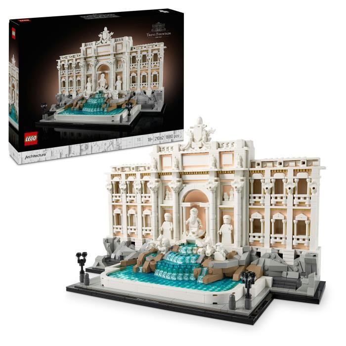 LEGO Architecture 21062 La fontaine de Trevi - Set de construction pour adulte sur Rome