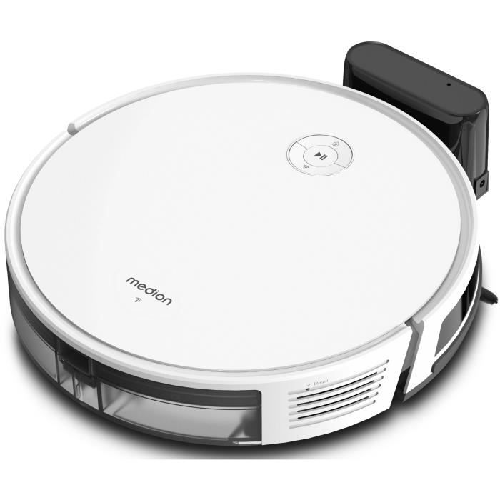 MEDION S35 Robot Vacuum Cleaner - MD11899 - 140 min - 4000 Pa - 550 ml - White