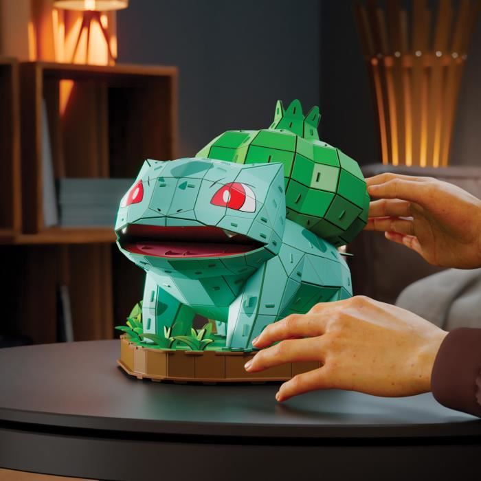 Image secondaire de 4D Build - Puzzle 3D - Bulbizarre Pokémon - 195 pieces - 24cm - des 12 ans