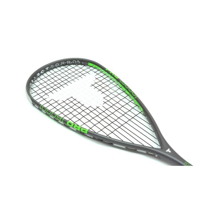 Image secondaire de Raquette de squash - TALBOT TORRO - PRO 6000 - Cordage US 600 - Pro-Grip perforé - Tete 500cm² - Cadre 20mm/115g - 155g