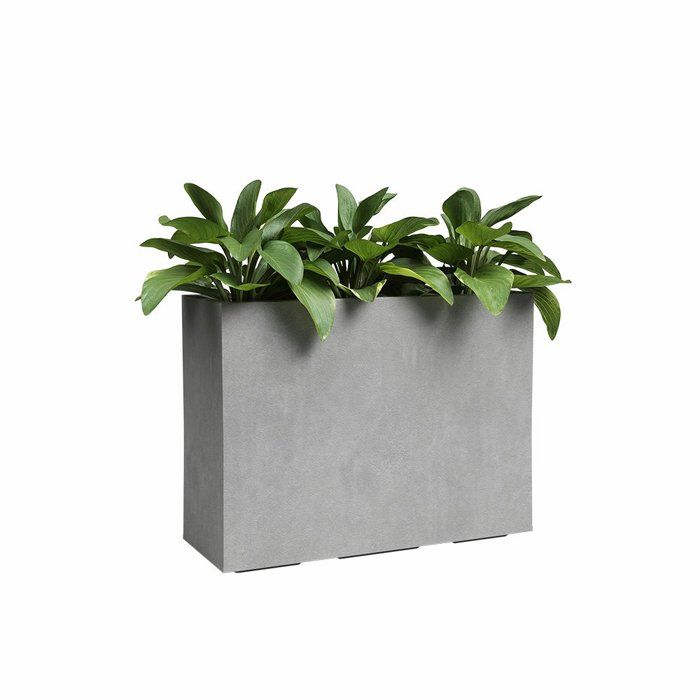 Image secondaire de Jardinière Haute Sydney en Plastique Gris Clair - 80 cm