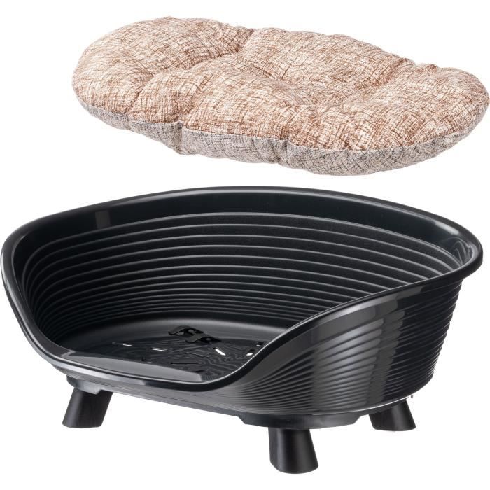 Basket Relax Cushion Black Ferplast Trono 4