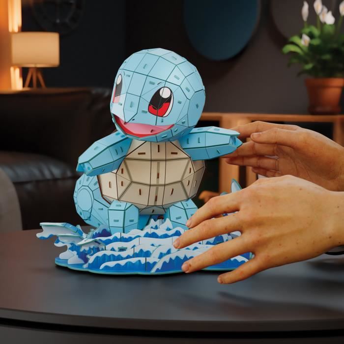 Image secondaire de 4D Build - Puzzle 3D - Carapuce Pokémon - 180 pieces - 24cm - des 12 ans