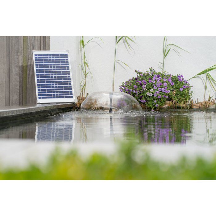 Image secondaire de Pompe Fontaine Solaire UBBINK SolarMax 1000 avec Jets Volcan et Cloche
