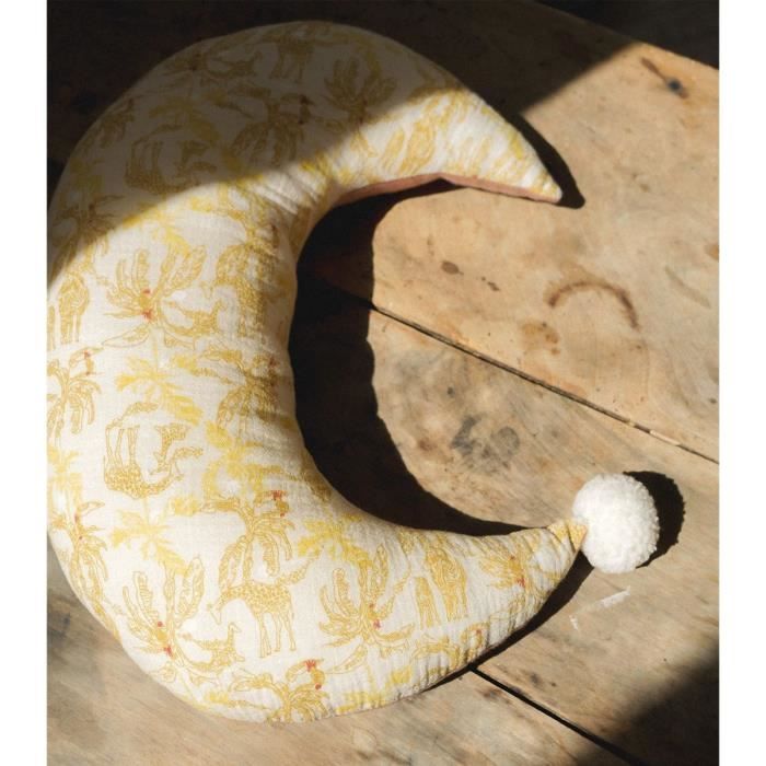 Image secondaire de Coussin lune - DOMIVA - Honey Moon - 2 faces différentes
