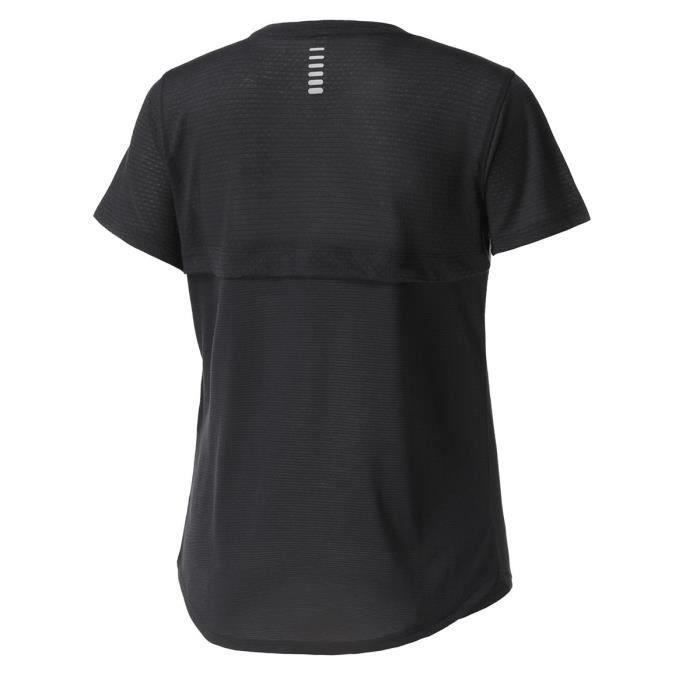 Tee-shirt - Under Armour - Streaker SS - Fitness/running - Femme - Noir