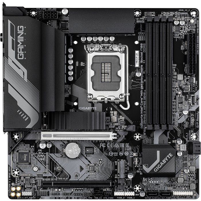 Image secondaire de Carte Mère GIGABYTE B760M G X WiFi 6E - Micro-ATX Performante