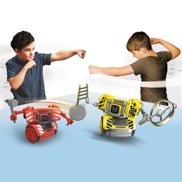 YCOO STREET KOMBAT - Pack de 2 robots de combat interactifs - Détecteur de mouvements - Pour toute la famille