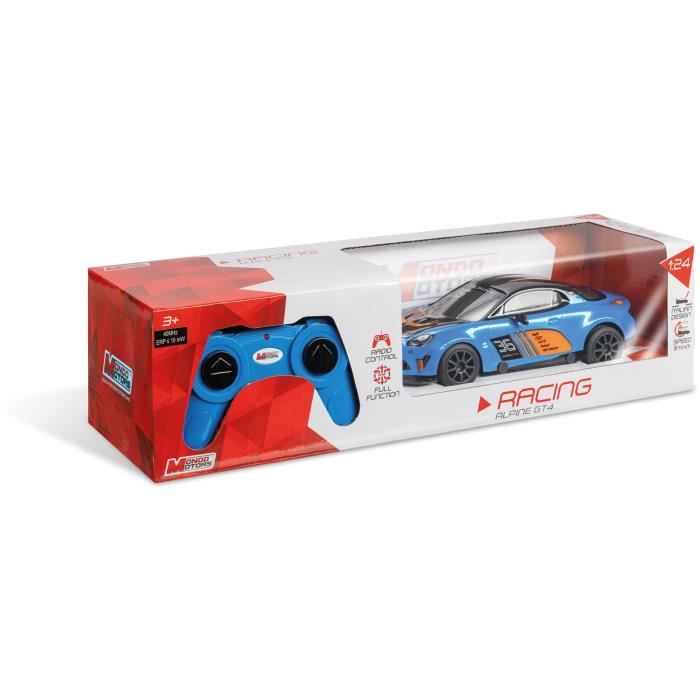 Image secondaire de Voiture télécommandée - MONDO MOTORS - Alpine A110 GT4 - Echelle 1:24 - Bleu