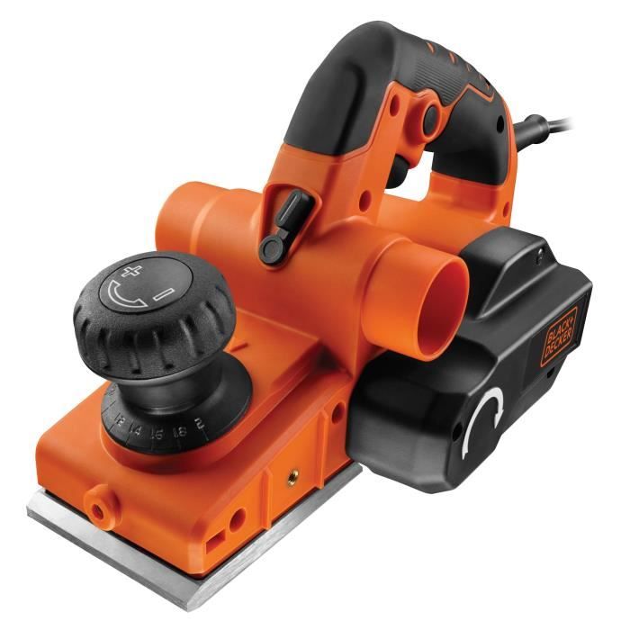 Cepillo al�mbrico BLACK+DECKER 750W - Velocidad 12 posiciones (Entregado en caja + Gu�a paralela + Bolsa colectora) - KW750K-QS