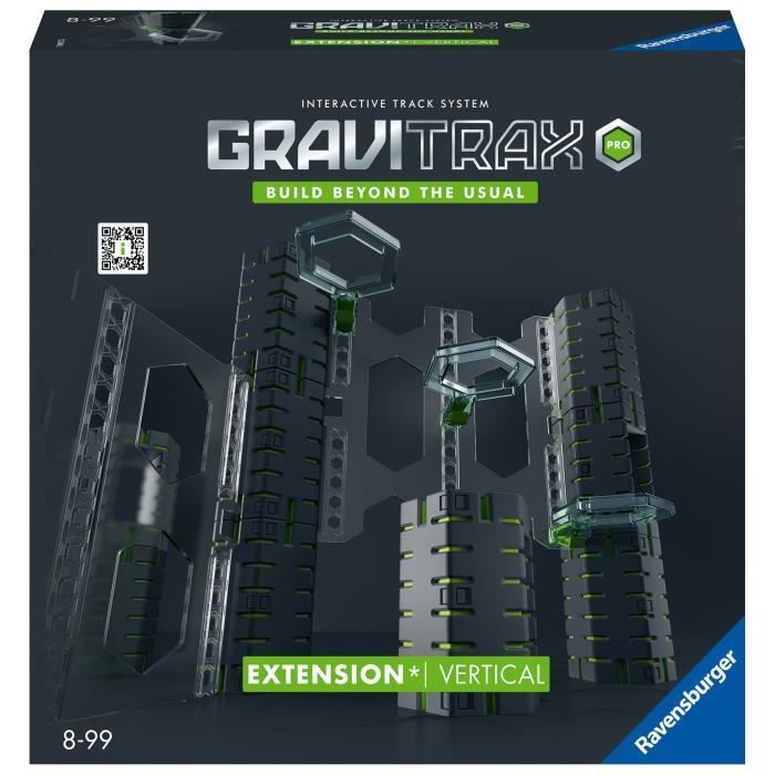 Ravensburger-Set di espansione verticale GraviTrax PRO-33 pezzi-Circuito di biglie-Percorso di biglie da costruire-Età 8 anni-22427