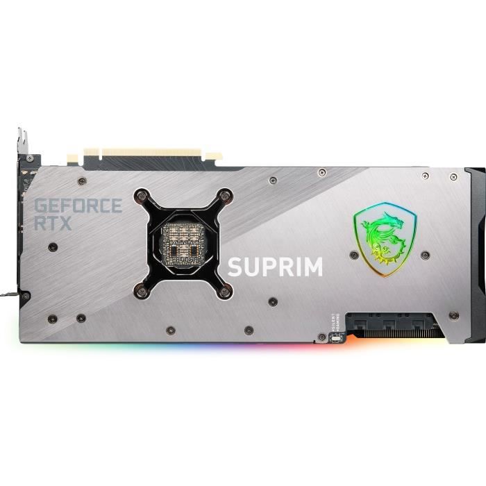 MSI GeForce RTX 3080 Ti SUPRIM X - 12 Go LHR (912-V389-070)