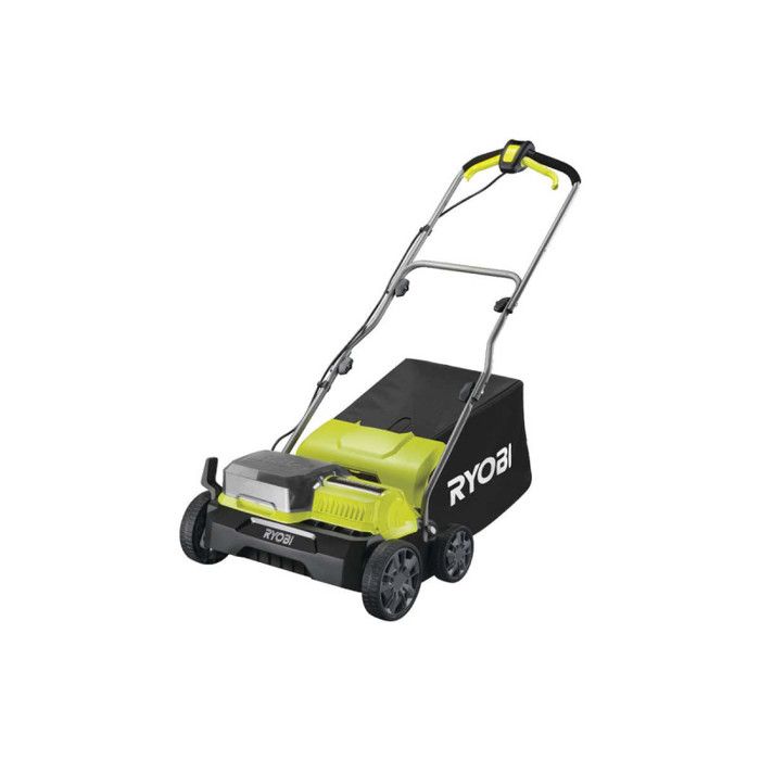 RYOBI - 18V Brushless Scarifier / Aerator � 35 cm 2-in-1 - 2 lithium batteries + 18V 4.0 Ah and charger - RY18SFX35A-240