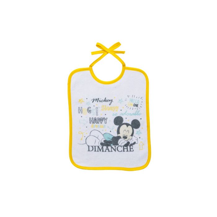 DISNEY Mickey little Lot de 7 bavoirs naissance - 20 x 25 cm