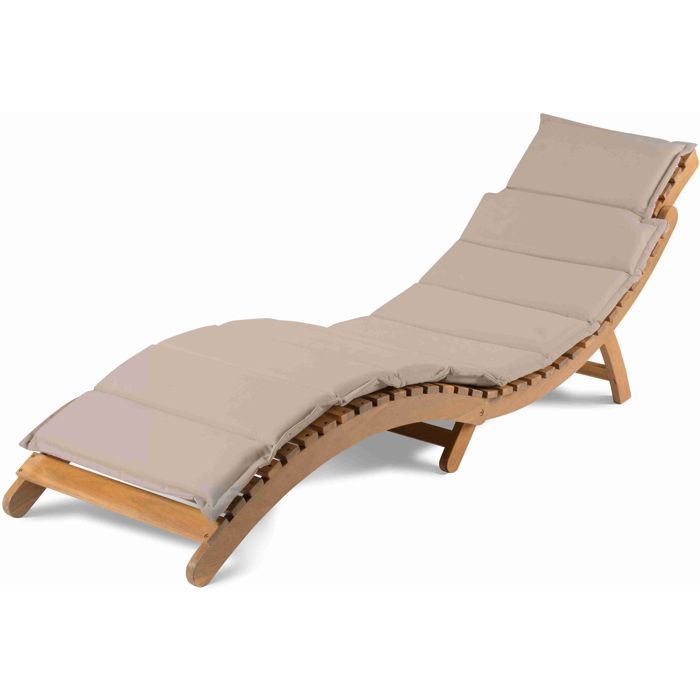 Image secondaire de Chaise Longue Pliable ADRIA en Bois d'Acacia - FIELDMANN