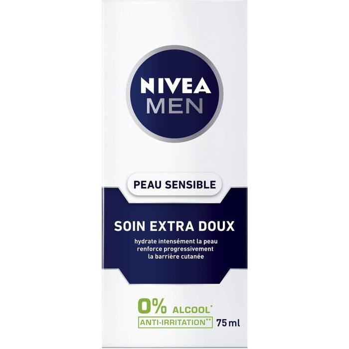 NIVEA MEN Soin Extra Doux - Pour peaux sensibles - 75 ml