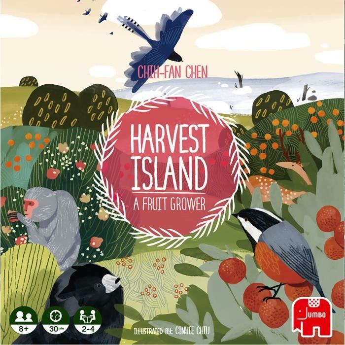 JUMBO 62407 - Harvest Island - Jeu de cartes de Chih-Fan Chen