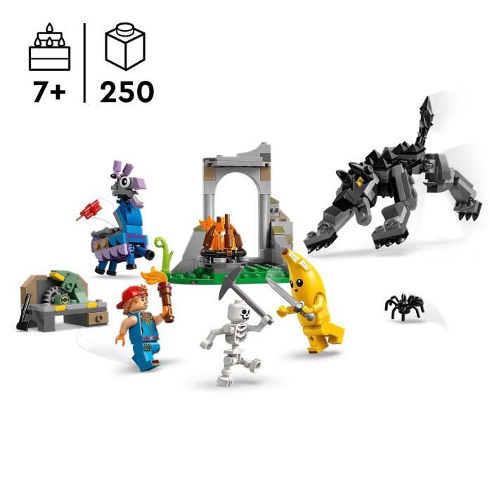 Image secondaire de LEGO Fortnite 77075 Le Camp de Banane et Mécano - Jeu de Construction pour Garçon 7 ans