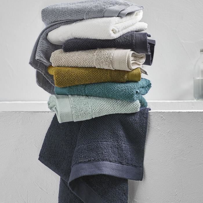 Bath Towel 50 x 90 cm Cotton Celadon Organic