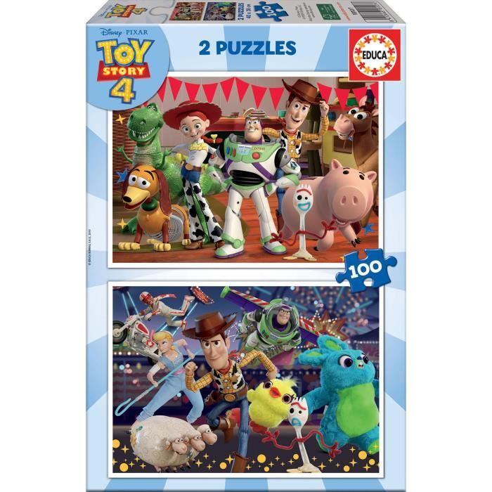 EDUCA PUZZLE 2x100 TOY STORY 4