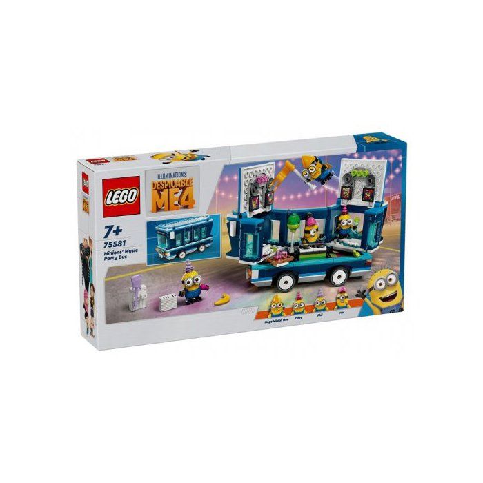 Juguete de construcci�n - LEGO - 75581 - Minions Disco Bus - a partir de 7 a�os - m�nimo 100 piezas