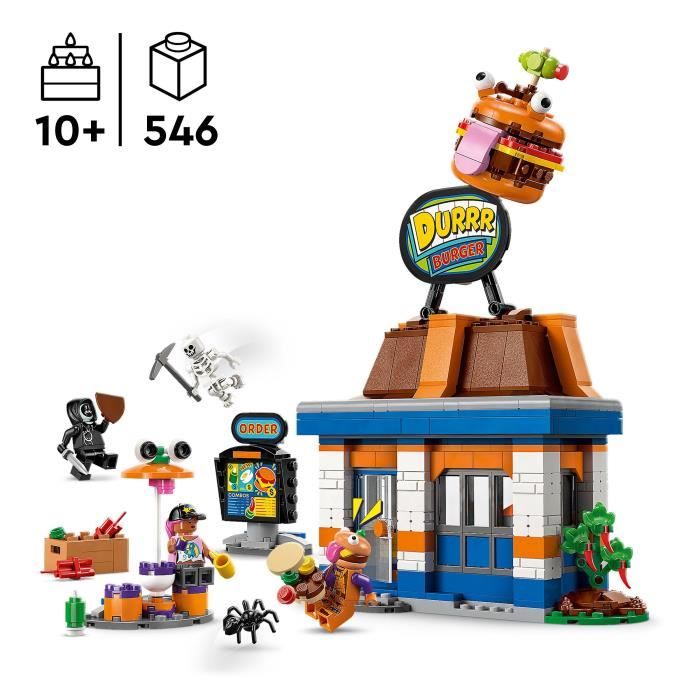 Image secondaire de LEGO Fortnite 77076 Le Restaurant Durrr Burger - Jeu de Construction pour Garçon 10 ans