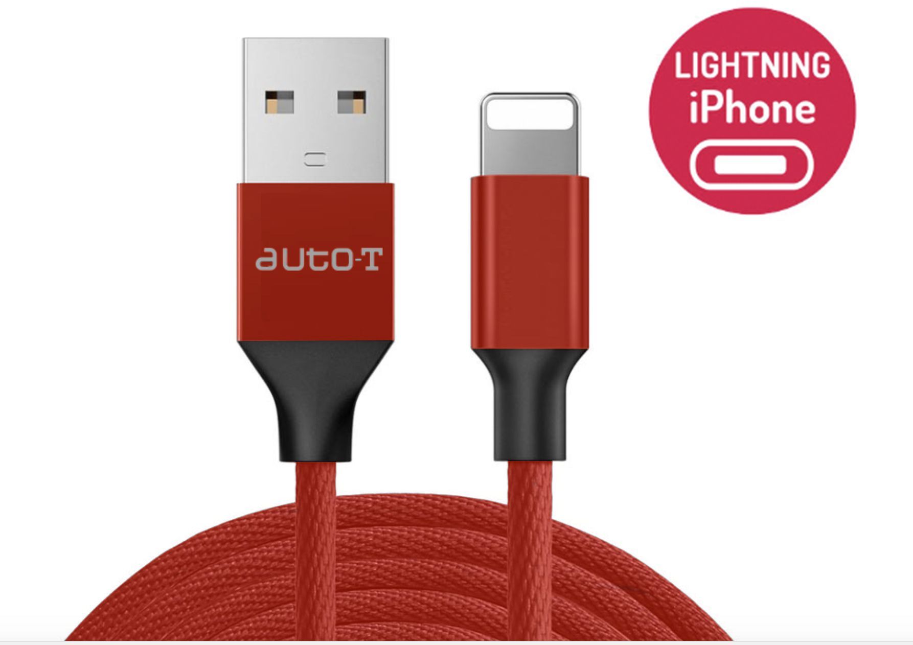 Câble de Chargement USB 2.0 Lightning - AUTO-T 1m