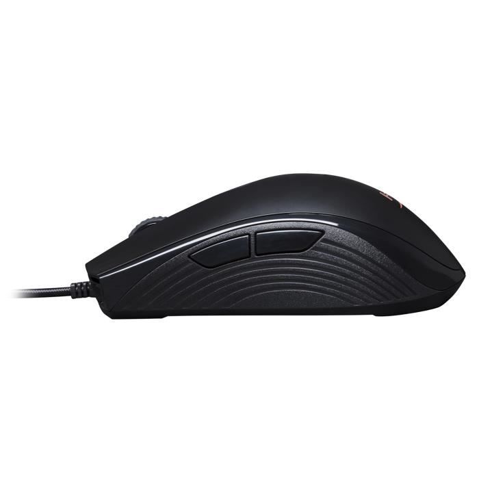 HyperX Pulsefire Core souris Optique 6200 DPI Ambidextre Noir