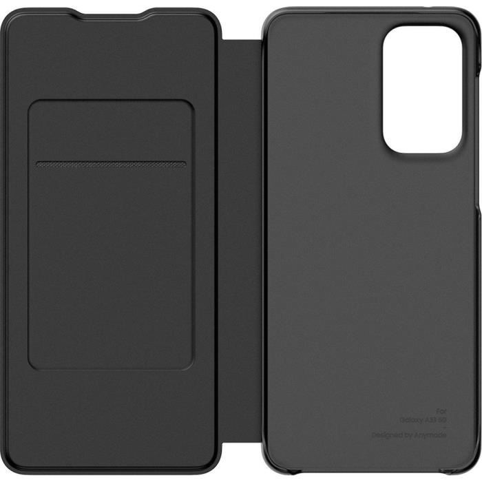 Folio pour Samsung G A33 5G Flip Wallet 'DFS' Noir