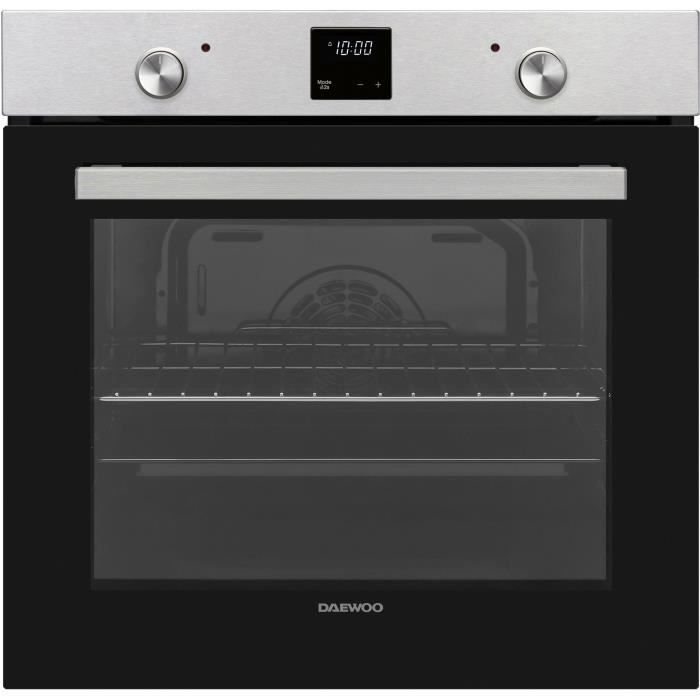 Four encastrable DAEWOO avec pyrolyse et chaleur pulsée - Inox
