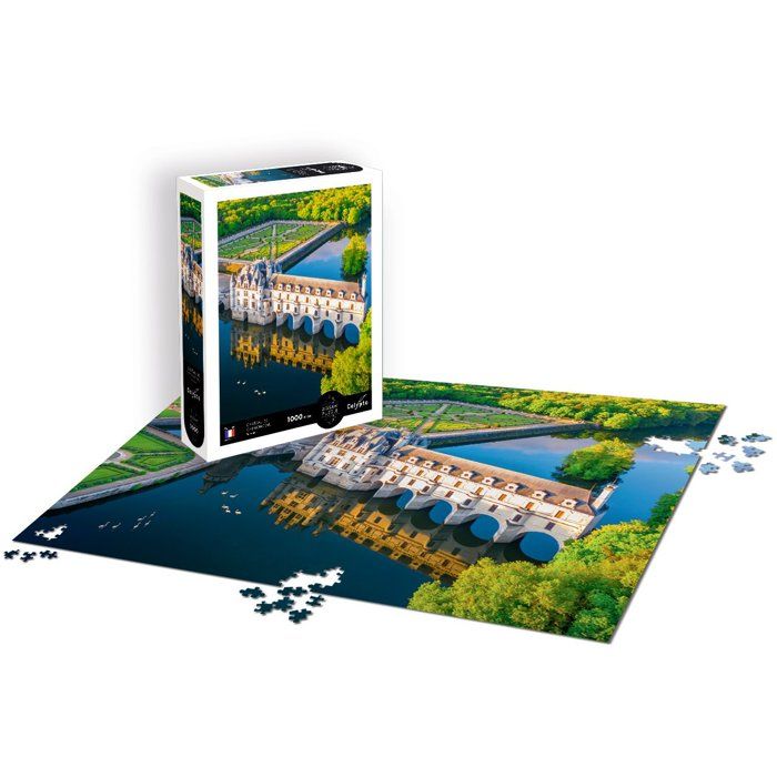 Image secondaire de Puzzle Calypto Château de Chenonceau - 1000 pièces - Toucher soyeux