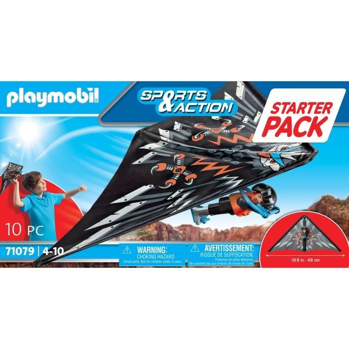 PLAYMOBIL - 71079 - Sport & Action - Stuntshow Deltaplane