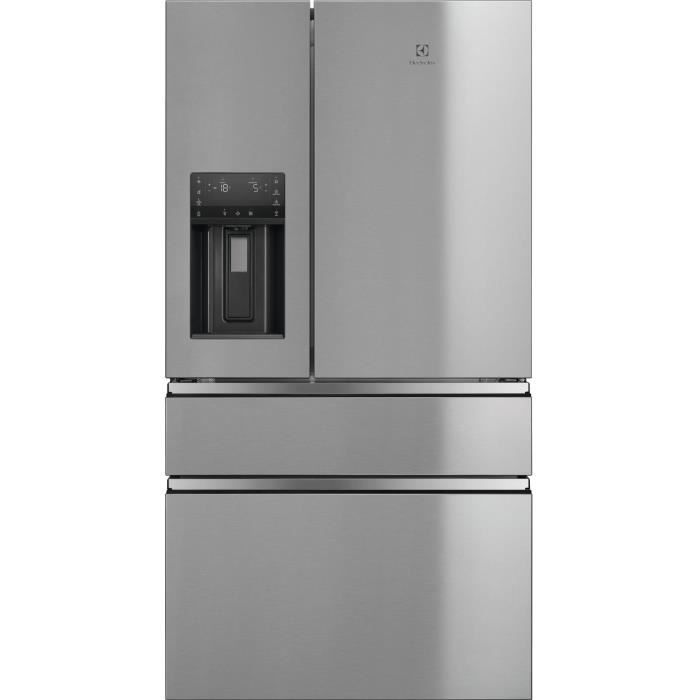 Réfrigérateur ELECTROLUX -  LLI9VF54X0 - Multi-portes - 617L (378L/239L) - H 178,2 cm x L 91,3 cm - Inox