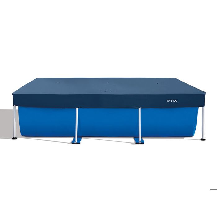 Bâche de Protection Rectangulaire pour Piscine Tubulaire INTEX 2,60 x 1,60 m