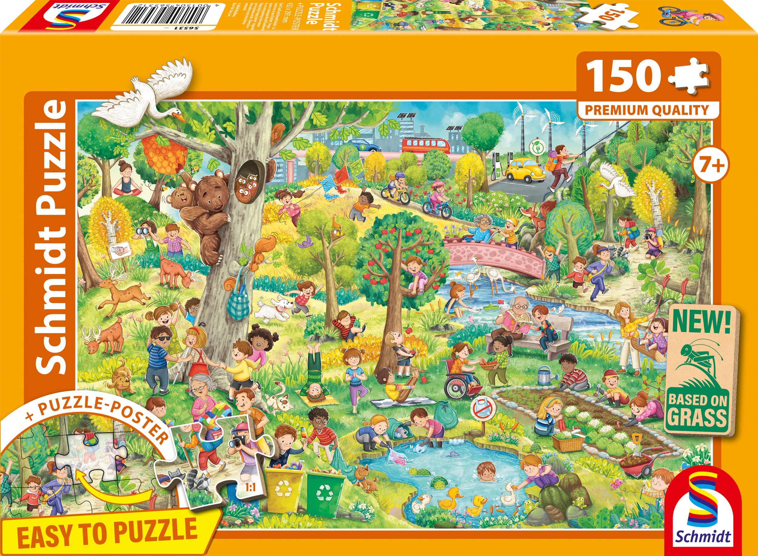 Puzzle La Nature est un Jeu d'Enfant - 150 Pièces