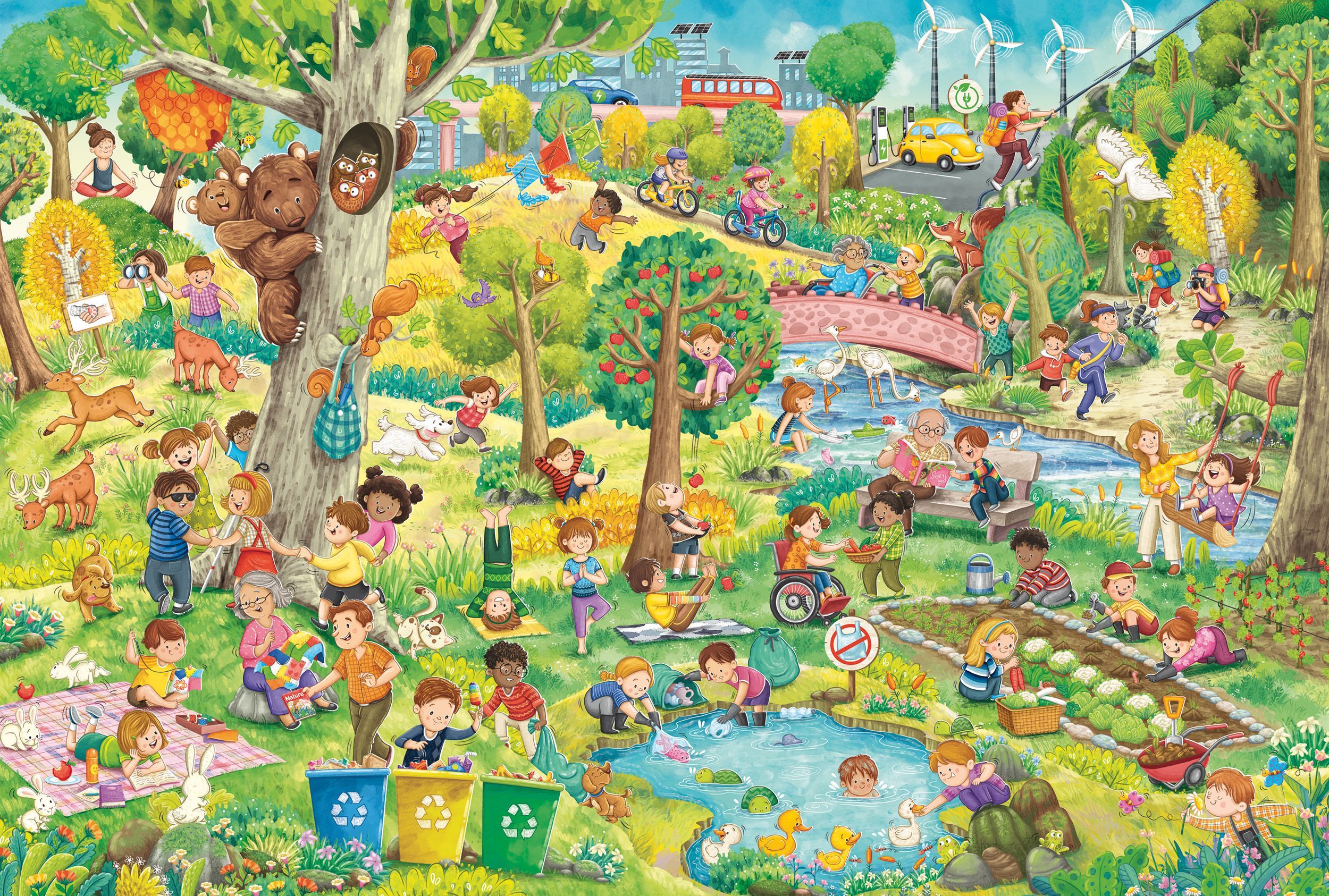 Image secondaire de Puzzle La Nature est un Jeu d'Enfant - 150 Pièces