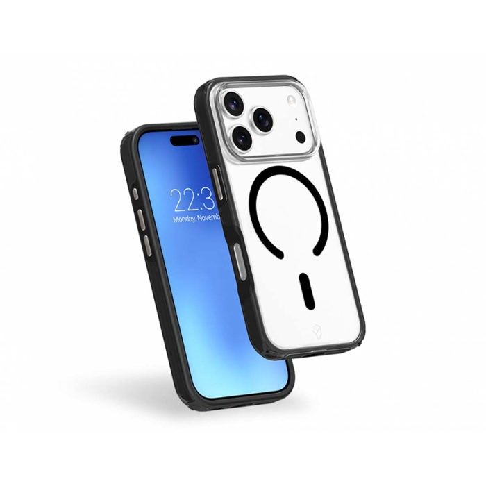 Coque MagSafe FC Air Xtrem Frost pour iPhone 17 Pro - Noir Recyclé