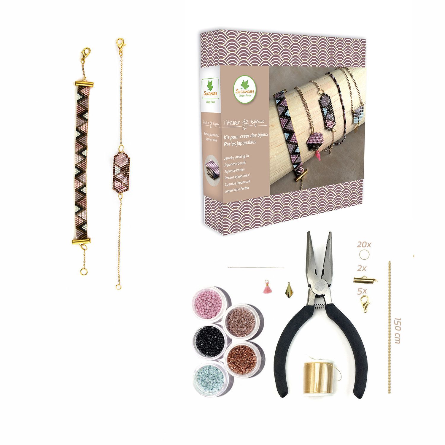 Image secondaire de Atelier de Bijoux SYCOMORE - Tissage de Perles Japonaises pour Ados