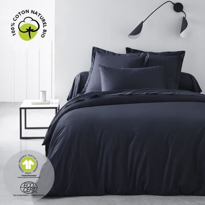 Image secondaire de Parure de lit - TODAY - 240 x 260 cm - Coton 100% - Organic Navy - GOTS certifié