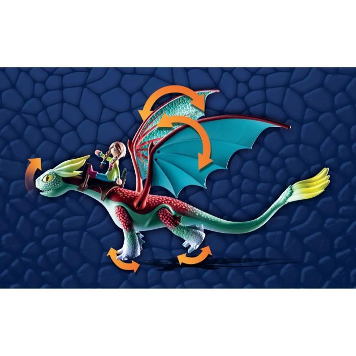 PLAYMOBIL - 71083 - Dragons Nine Realms: Feathers & Alex