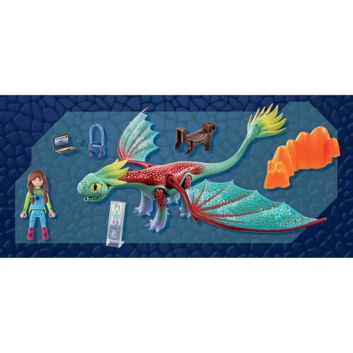 PLAYMOBIL - 71083 - Dragons Nine Realms: Feathers & Alex