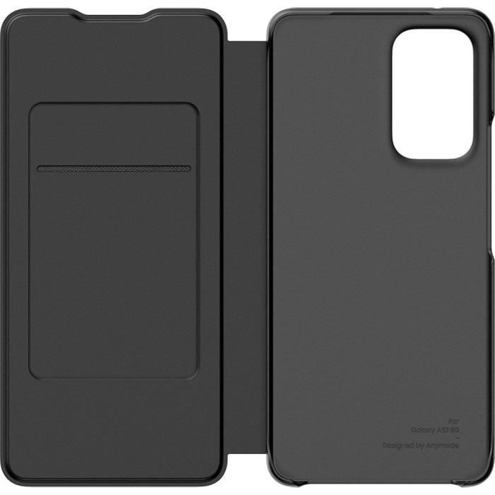 Etui Folio pour Samsung G A53 5G Flip Wallet 'DFS' Noir