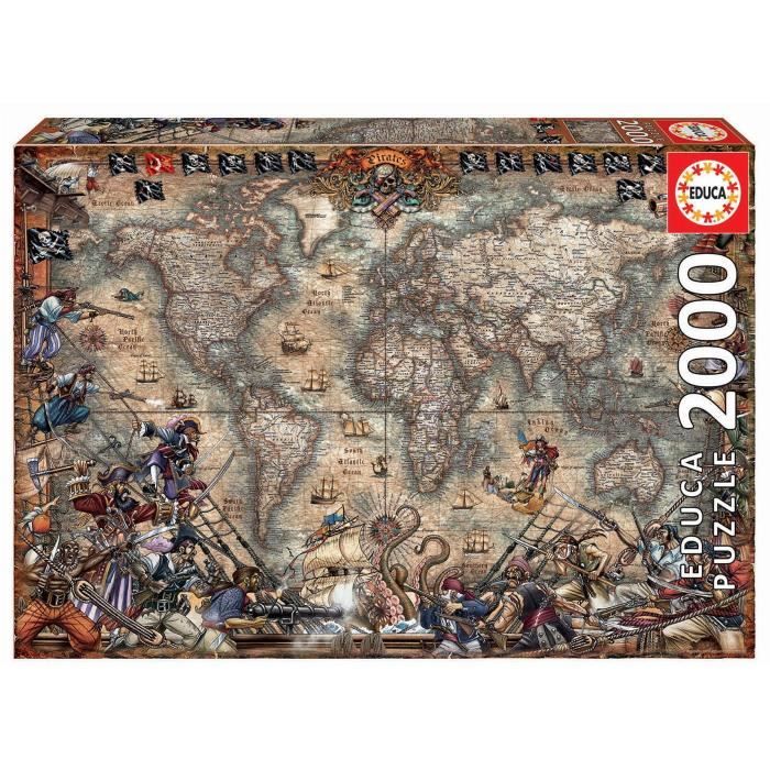 EDUCA  2000 carte des pirates-