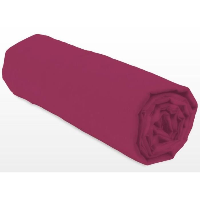 Fitted sheet - LOVELY HOME - LH71608 - 160x200+35 cm - Fuchsia