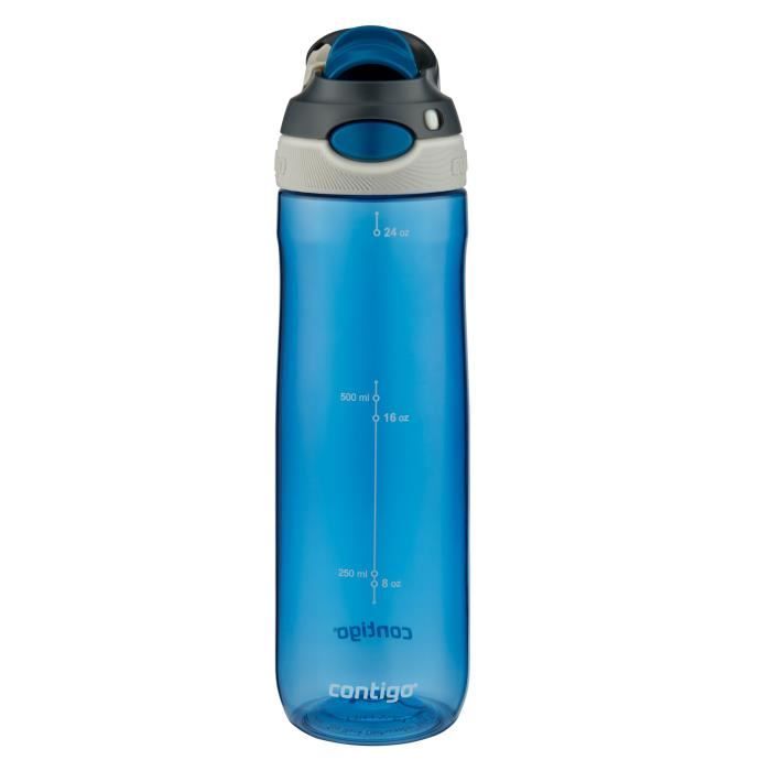 Contigo Autospout Chug Bouteille d'eau, grande gourde sans BPA, gourde sport étanche, pour le Cyclisme et la Randonnée, 720 ml