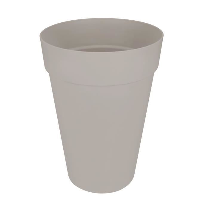 Vaso da fiori ELHO Loft Urban Round High 35 - Grigio - Ø 34 x H 45 cm - per esterni - 100% riciclato