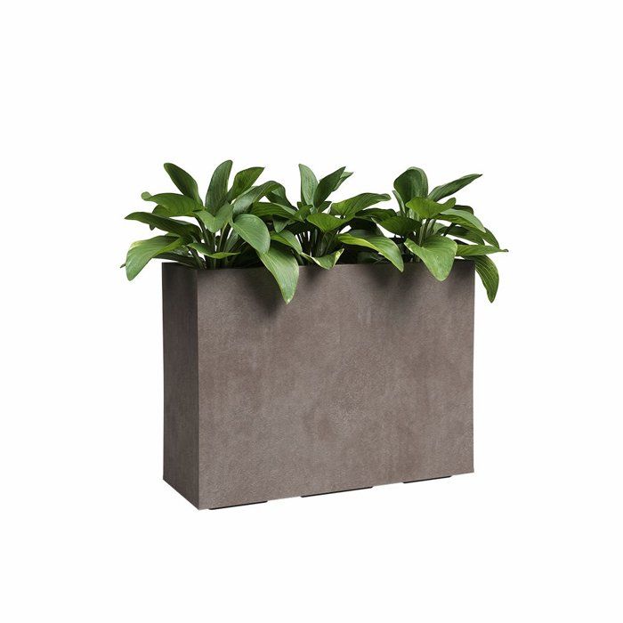 Image secondaire de Jardinière Haute Sydney en Plastique Taupe - 80 cm