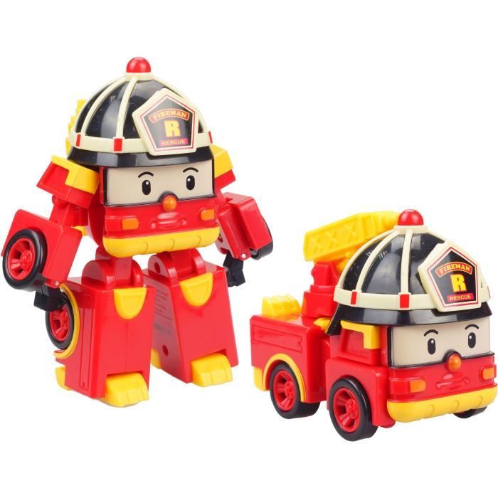Image secondaire de ROBOCAR POLI - VEHICULE TRANSFORMABLE ROY pompier - Bras articulés - Jouet pour enfant des 3 ans